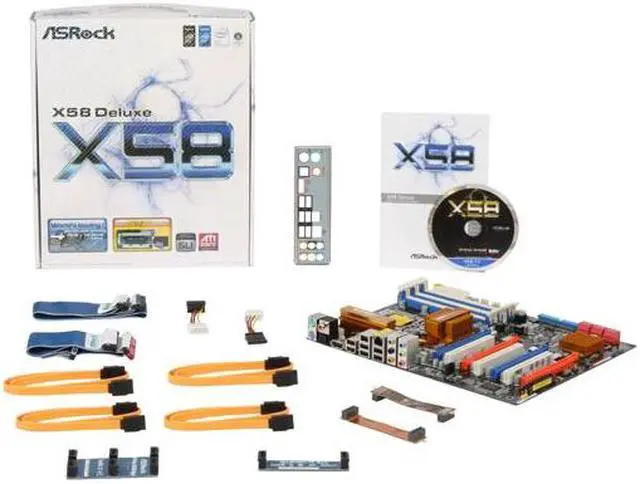Alt view image 5 of 5 - ASRock X58 Deluxe LGA 1366 Intel X58 ATX Intel Motherboard