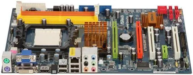 Alt view image 2 of 5 - ASRock A780GXH/128M AM2+/AM2 AMD 780G HDMI ATX AMD Motherboard