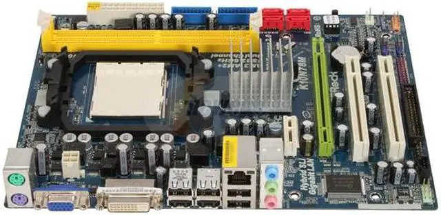 Alt view image 2 of 5 - ASRock K10N78M AM3/AM2+/AM2 NVIDIA GeForce 8100 Micro ATX AMD Motherboard