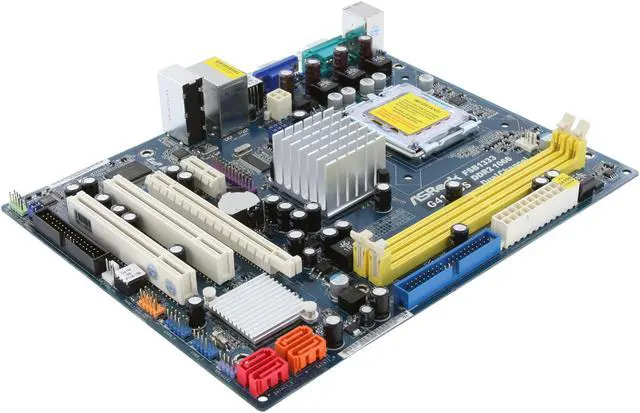 Alt view image 3 of 11 - ASRock G41M-GS LGA 775 Intel G41 Micro ATX Intel Motherboard