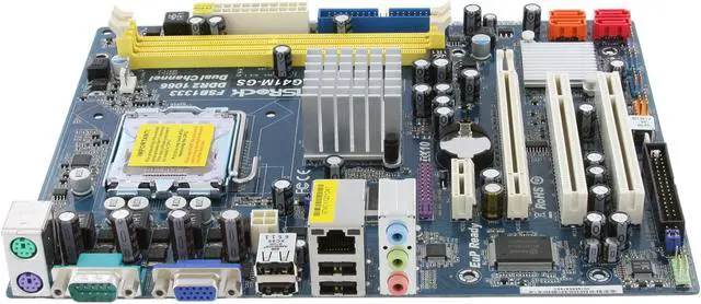 Alt view image 8 of 11 - ASRock G41M-GS LGA 775 Intel G41 Micro ATX Intel Motherboard