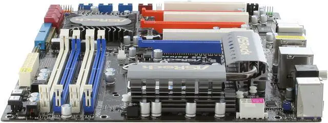 Alt view image 6 of 11 - ASRock P55 Deluxe LGA 1156 Intel P55 ATX Intel Motherboard