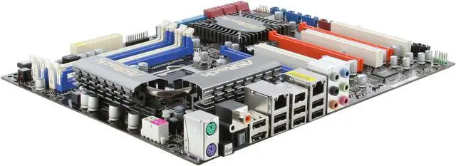 Alt view image 7 of 11 - ASRock P55 Deluxe LGA 1156 Intel P55 ATX Intel Motherboard