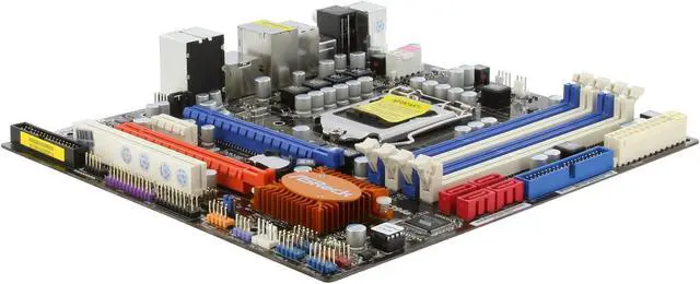 Alt view image 3 of 11 - ASRock P55M Pro LGA 1156 Intel P55 Micro ATX Intel Motherboard