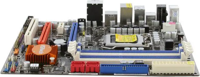 Alt view image 4 of 11 - ASRock P55M Pro LGA 1156 Intel P55 Micro ATX Intel Motherboard