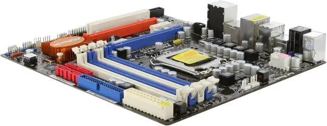 Alt view image 5 of 11 - ASRock P55M Pro LGA 1156 Intel P55 Micro ATX Intel Motherboard