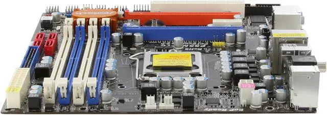 Alt view image 6 of 11 - ASRock P55M Pro LGA 1156 Intel P55 Micro ATX Intel Motherboard