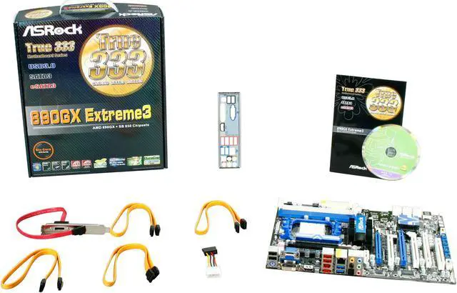 Alt view image 5 of 5 - ASRock 890GX Extreme3 AM3 AMD 890GX USB 3.0 HDMI ATX AMD Motherboard