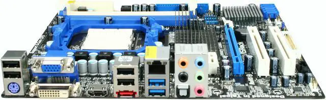 Alt view image 2 of 5 - ASRock 880GMH/USB3 AM3 AMD 880G USB 3.0 HDMI Micro ATX AMD Motherboard