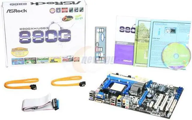 Alt view image 5 of 5 - ASRock 880GXH/USB3 AM3 AMD 880G USB 3.0 HDMI ATX AMD Motherboard