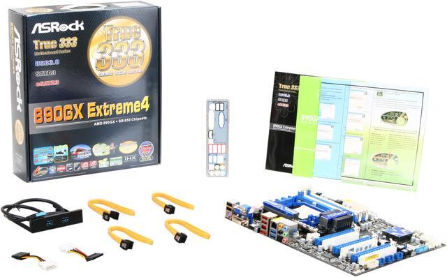 Alt view image 5 of 5 - ASRock 890GX EXTREME4 AM3 AMD 890GX USB 3.0 HDMI ATX AMD Motherboard