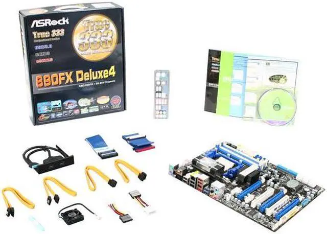 Alt view image 5 of 5 - ASRock 890FX Deluxe4 AM3+ Note: Supported by BIOS P1.60 or later. AMD 890FX USB 3.0 ATX AMD Motherboard