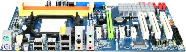 Alt view image 2 of 5 - ASRock K10N78D AM2+/AM2 NVIDIA nForce 720D ATX AMD Motherboard