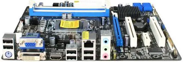 Alt view image 2 of 5 - ASRock H55M-GE LGA 1156 Intel H55 HDMI Micro ATX Intel Motherboard