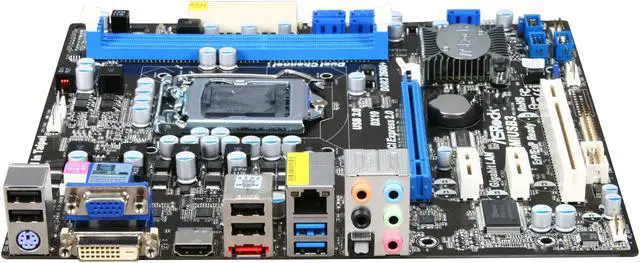 Alt view image 2 of 4 - ASRock H55M/USB3 R2.0 LGA 1156 Intel H55 HDMI USB 3.0 Micro ATX Intel Motherboard