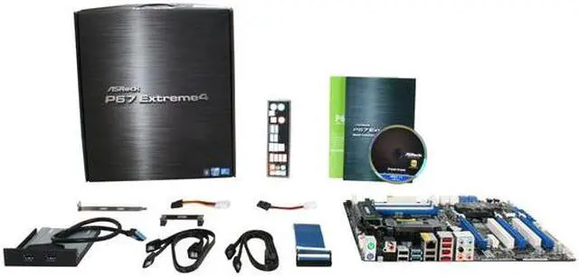 Alt view image 5 of 5 - ASRock P67 Extreme4 LGA 1155 Intel P67 USB 3.0 ATX Intel Motherboard