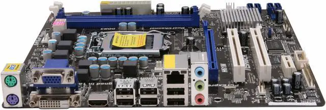 Alt view image 2 of 5 - ASRock H61M LGA 1155 Intel H61 HDMI Micro ATX Intel Motherboard