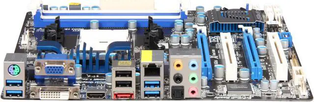 Alt view image 2 of 5 - ASRock A75 PRO4-M FM1 AMD A75 (Hudson D3) USB 3.0 HDMI Micro ATX AMD Motherboard with UEFI BIOS