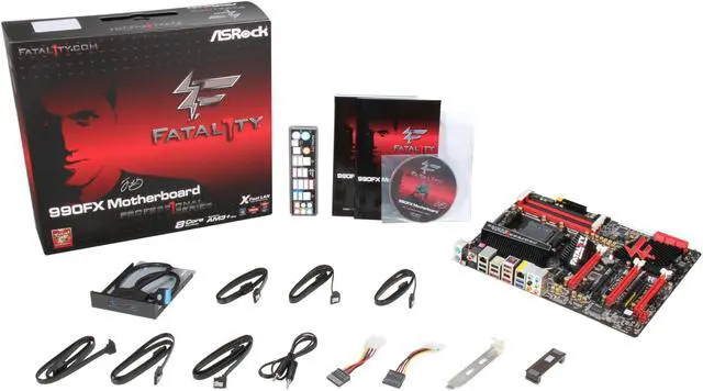 Alt view image 5 of 5 - ASRock Fatal1ty 990FX Professional AM3+ AMD 990FX + SB950 USB 3.0 ATX AMD Motherboard