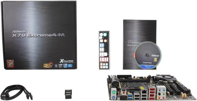 Alt view image 5 of 5 - ASRock X79 EXTREME4-M LGA 2011 Intel X79 USB 3.0 Micro ATX Intel Motherboard