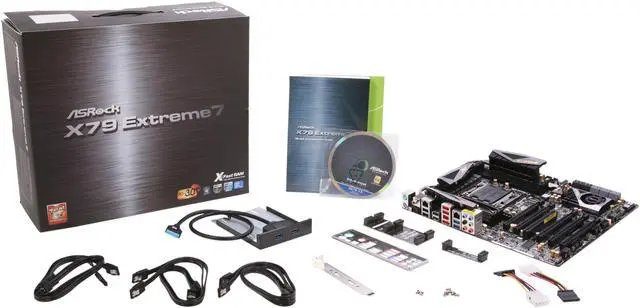 Alt view image 5 of 5 - ASRock X79 EXTREME7 LGA 2011 Intel X79 USB 3.0 ATX Intel Motherboard