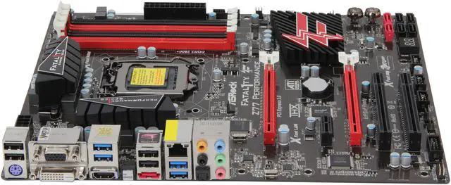 Alt view image 2 of 5 - ASRock Fatal1ty Z77 Performance LGA 1155 Intel Z77 HDMI USB 3.0 ATX Intel Motherboard