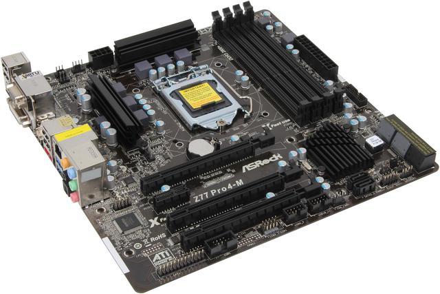 ASRock Z77 Pro4-M LGA 1155 Micro ATX Intel Motherboard - Newegg.ca