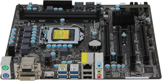 ASRock製 MicroATXマザボ　B75M　LGA1155 ASRock > B75M