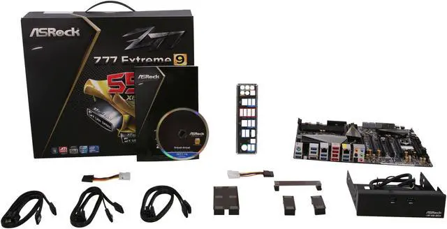 Alt view image 5 of 5 - ASRock Z77 Extreme9 LGA 1155 Intel Z77 HDMI USB 3.0 ATX Intel Motherboard