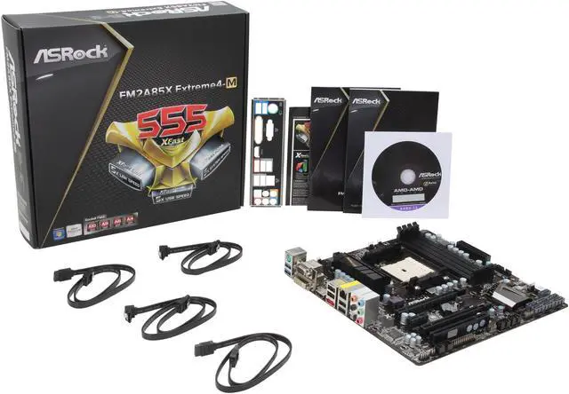 Alt view image 5 of 5 - ASRock FM2A85X Extreme4-M FM2 AMD A85X (Hudson D4) USB 3.0 HDMI Micro ATX AMD Motherboard