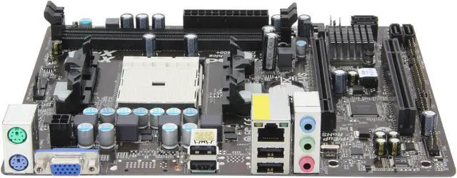 Alt view image 2 of 5 - ASRock A55M-VS FM1 AMD A55 (Hudson D2) Micro ATX AMD Motherboard