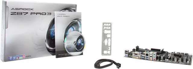 Alt view image 5 of 5 - ASRock Z87 PRO3 LGA 1150 Intel Z87 HDMI USB 3.0 ATX Intel Motherboard