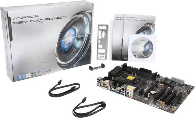 Alt view image 5 of 5 - ASRock Z87 Extreme3 LGA 1150 Intel Z87 HDMI USB 3.0 ATX Intel Motherboard