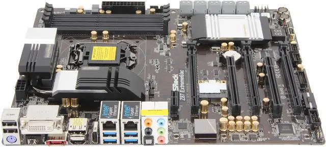 Alt view image 2 of 5 - ASRock Z87 Extreme6/ac LGA 1150 Intel Z87 HDMI USB 3.0 ATX Intel Motherboard