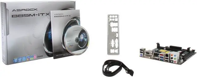 Alt view image 6 of 5 - ASRock B85M-ITX LGA 1150 Intel B85 HDMI USB 3.0 Mini ITX Intel Motherboard