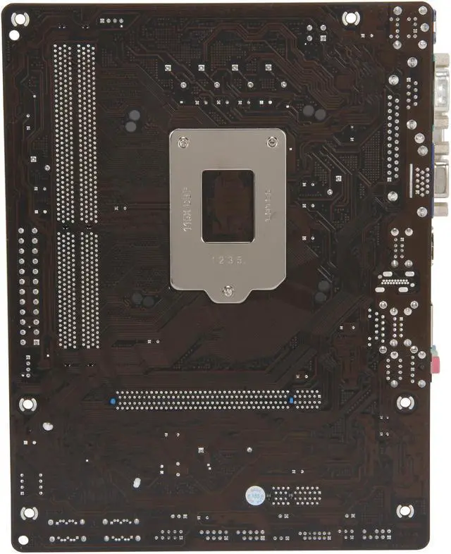 Alt view image 4 of 5 - ASRock H61M-PS4 LGA 1155 Intel H61 Micro ATX Intel Motherboard