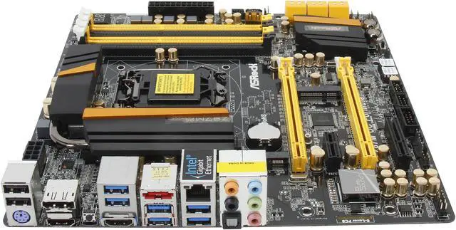 Alt view image 2 of 5 - ASRock Z87M OC Formula LGA 1150 Intel Z87 HDMI USB 3.0 Micro ATX Intel Motherboard