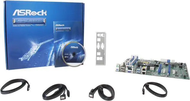 Alt view image 5 of 5 - ASRock E3C224-V+ ATX Server Motherboard LGA 1150 Intel C224 DDR3 1600/1333