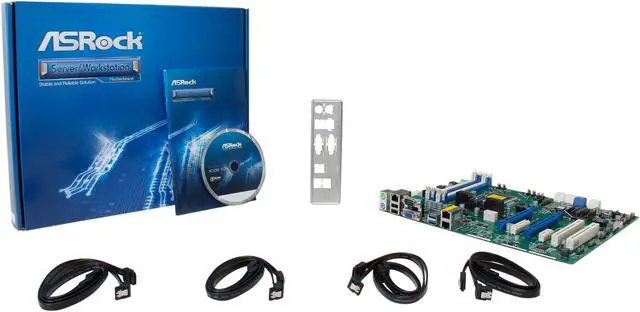 Alt view image 5 of 5 - AsRock Rack E3C224 ATX Server Motherboard LGA 1150 Intel C224 DDR3 1600 / 1333 ECC UDIMM