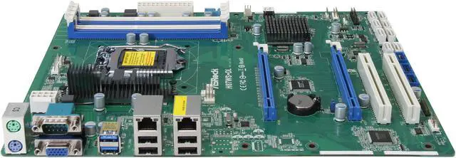 Alt view image 2 of 5 - AsRock Rack H87WS-DL ATX Server Motherboard LGA 1150 Intel H87 DDR3 1600 / 1333