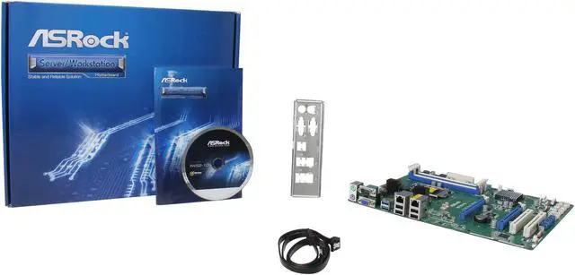 Alt view image 5 of 5 - AsRock Rack H87WS-DL ATX Server Motherboard LGA 1150 Intel H87 DDR3 1600 / 1333