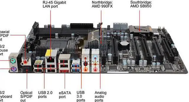 Alt view image 2 of 4 - ASRock 990FX Extreme3 AM3+ AMD 990FX USB 3.0 ATX AMD Motherboard with UEFI BIOS