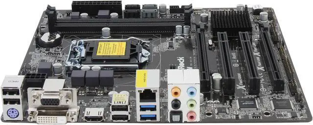 Alt view image 2 of 5 - ASRock H81M LGA 1150 Intel H81 HDMI USB 3.0 Micro ATX Intel Motherboard