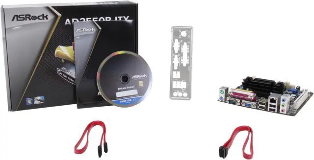 Alt view image 5 of 5 - ASRock AD2550B-ITX Intel Dual-Core Atom D2550 1.86 GHz Intel NM10 Mini ITX Motherboard / CPU / VGA Combo