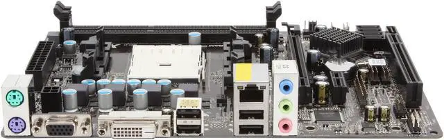 Alt view image 2 of 5 - ASRock FM2A55M-DGS R2.0 FM2 AMD A55 (Hudson D2) Micro ATX AMD Motherboard