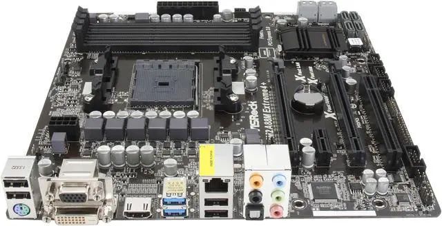 Alt view image 2 of 5 - ASRock FM2A88M Extreme4+ FM2+ / FM2 AMD A88X (Bolton D4) USB 3.0 HDMI Micro ATX AMD Motherboard