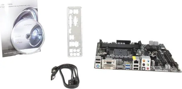 Alt view image 5 of 5 - ASRock FM2A88M Extreme4+ FM2+ / FM2 AMD A88X (Bolton D4) USB 3.0 HDMI Micro ATX AMD Motherboard