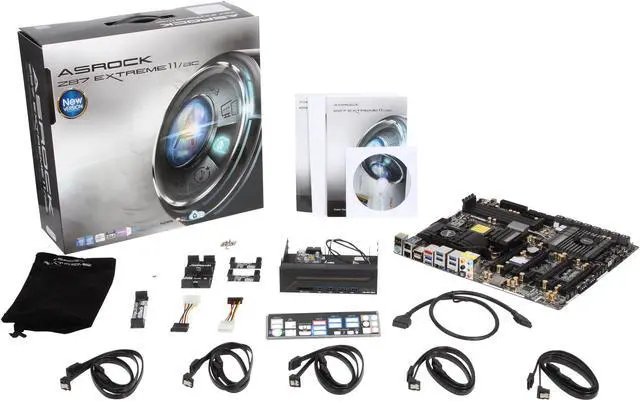 Alt view image 9 of 9 - ASRock Z87 Extreme11/ac LGA 1150 Intel Z87 HDMI USB 3.0 Extended ATX Intel Motherboard