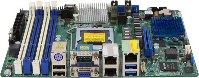 Alt view image 2 of 5 - ASRock E3C224D4I-14S Extended mini ITX Server Motherboard LGA 1150 Intel C224 DDR3 1600 / 1333