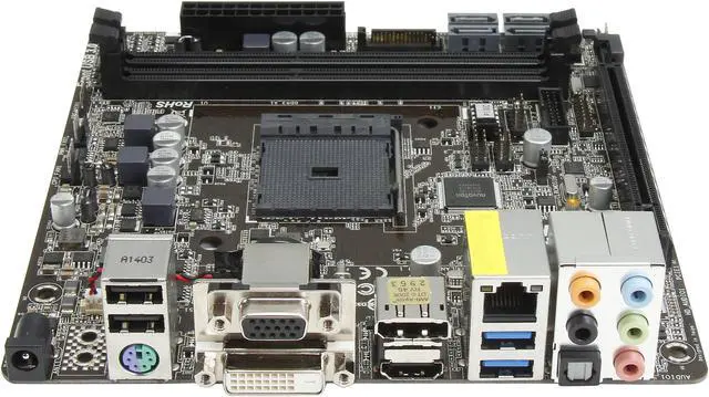 Alt view image 2 of 5 - ASRock AM1H-ITX AM1 USB 3.0 HDMI Mini ITX AMD Motherboard